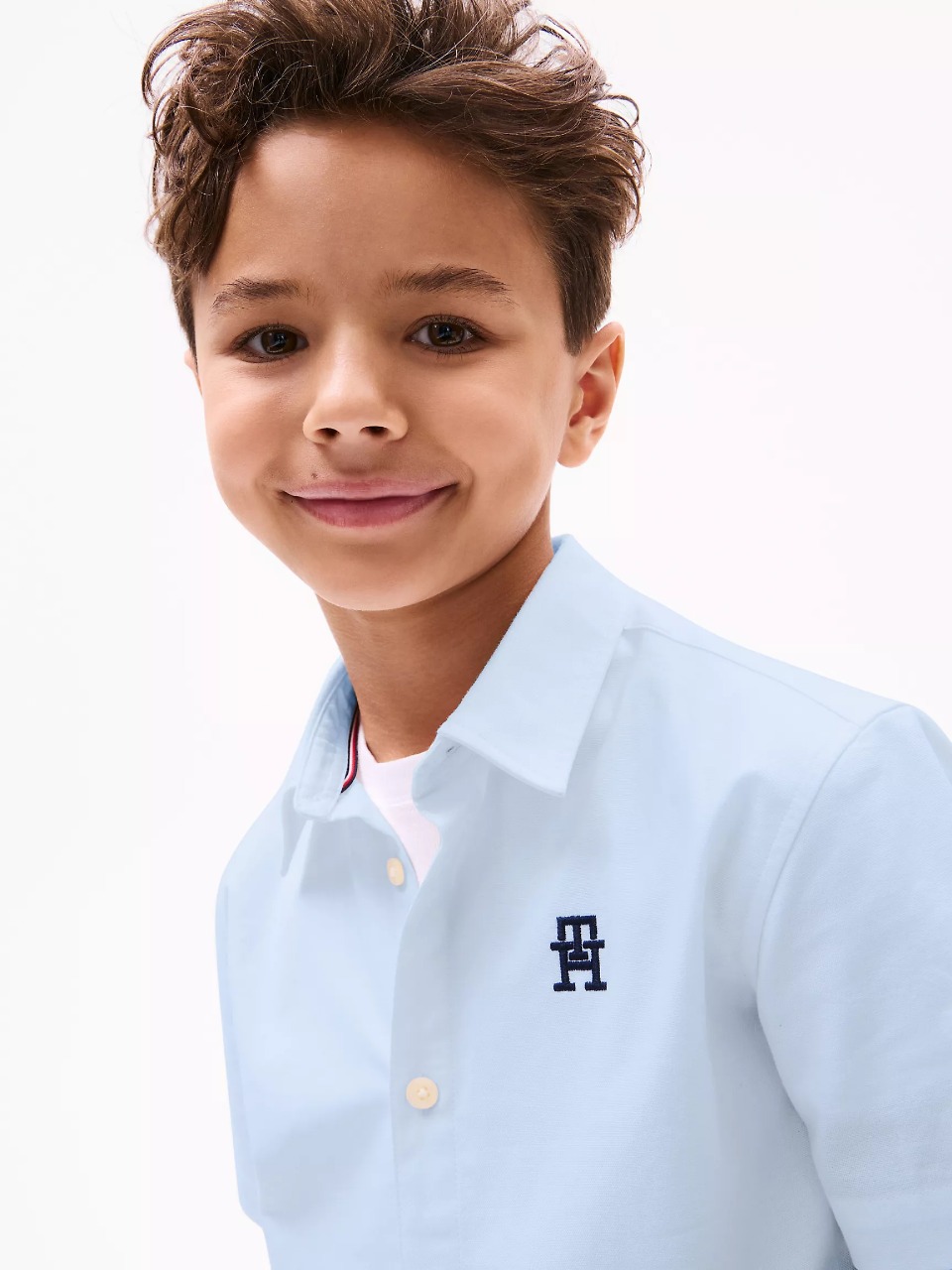 CAMISA MANGA CORTA AZUL TH 3 CAMISA MANGA CORTA AZUL TH 3